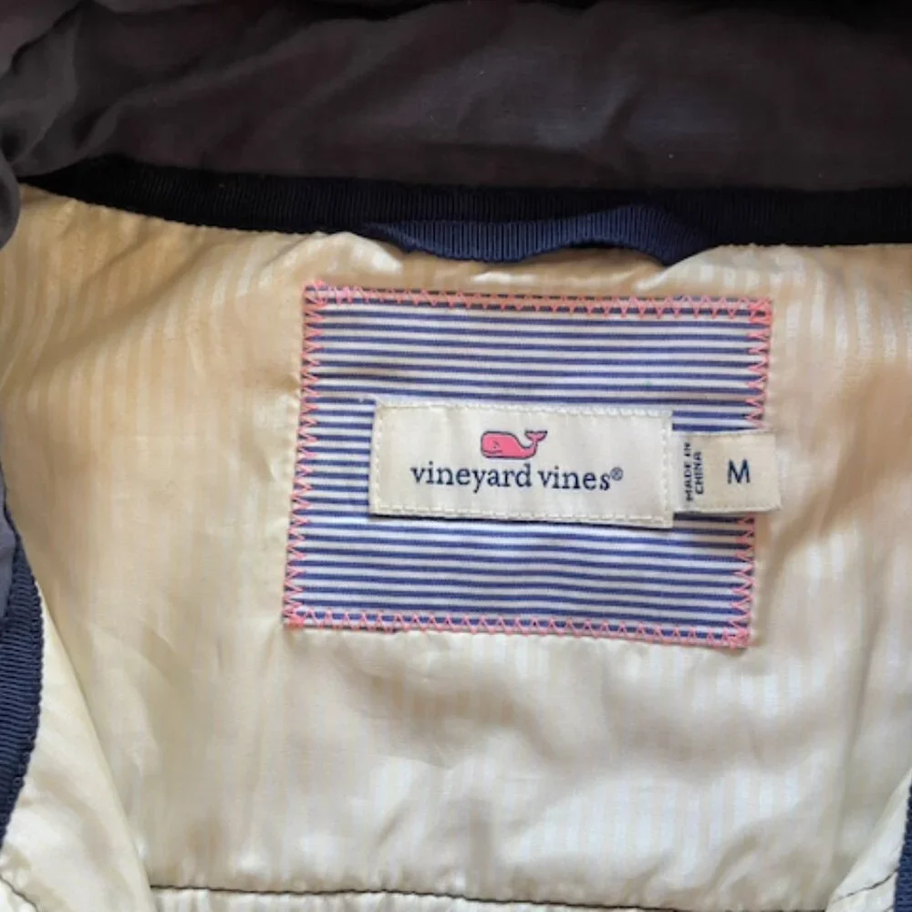 Vineyard Vines women's quilted vest size M - Picture 3 of 8